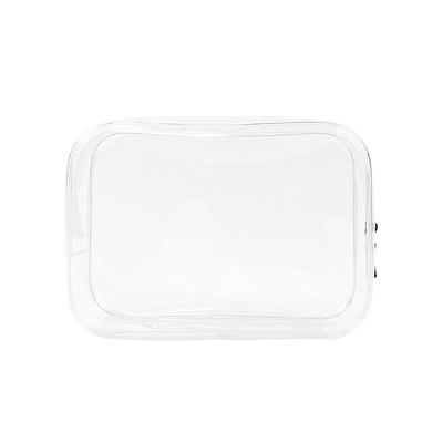 Pvc Zipper Toiletry Cosmetic Bag Custom Size Logo Clear Makeup Bag For Women Fashion Style