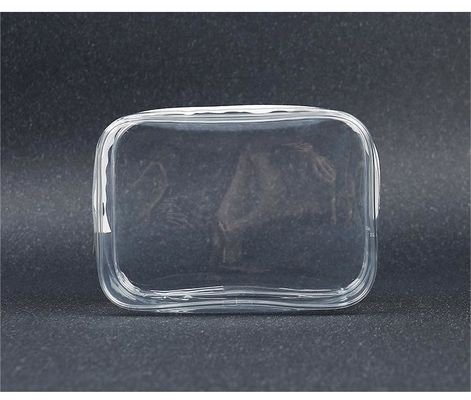 Pvc Zipper Toiletry Cosmetic Bag Custom Size Logo Clear Makeup Bag For Women Fashion Style