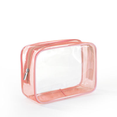 Makeup Cosmetic Organizer Pouches Tote Travel Toiletries Bag with Transparent Pouches