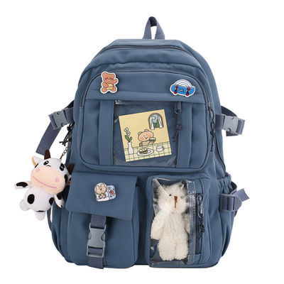 Customized Color Korean Backpack Chinese Cute Fancy Kawai School Bags For High School Teenage Girl