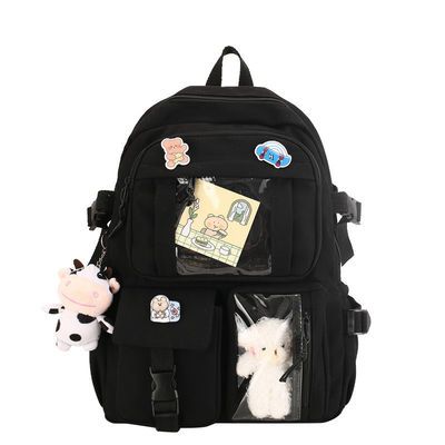 Customized Color Korean Backpack Chinese Cute Fancy Kawai School Bags For High School Teenage Girl