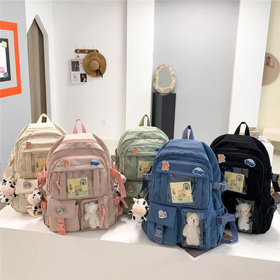 Customized Color Korean Backpack Chinese Cute Fancy Kawai School Bags For High School Teenage Girl