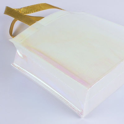 Printed Custom Logo Non-woven Metallic Shiny Laminated Gift Tote Bag for Daily Life