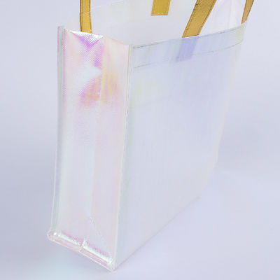 Printed Custom Logo Non-woven Metallic Shiny Laminated Gift Tote Bag for Daily Life