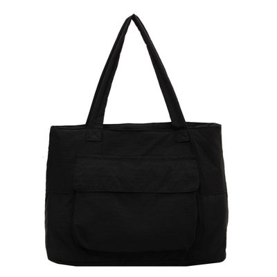Large Capacity Work Oxford Tote Shoulder Bag Customized Open Closure Waterproof Nylon
