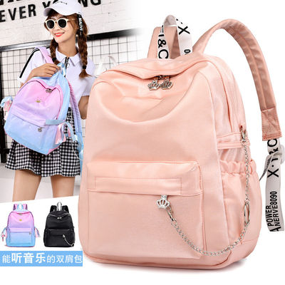 College Student Travel Backpack with Water-resistant Material and Acceptable OEM/ODM
