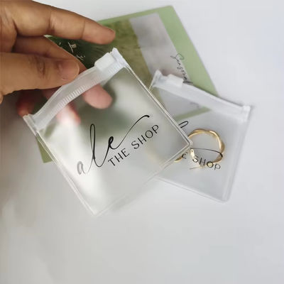 Transparent Custom Logo Plastic Ziplock Jewelry Pouch for Customized Jewelry Packaging