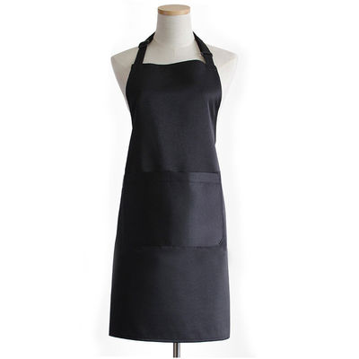Uniform Fabric Type Custom Logo Waterproof Chef Kitchen Apron for Cafe Restaurants Cooking