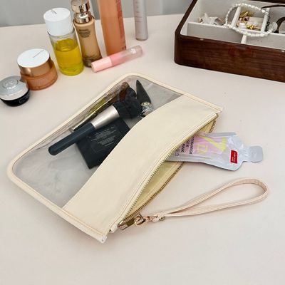 Customized Color Clear Makeup Pouch for Organizing Cosmetic and Personal Items in Bulk