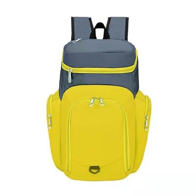 Material Basketball or Soccer Backpack with Customized Designs and Zipper Hasp Closure