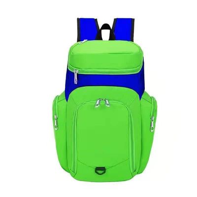 Material Basketball or Soccer Backpack with Customized Designs and Zipper Hasp Closure