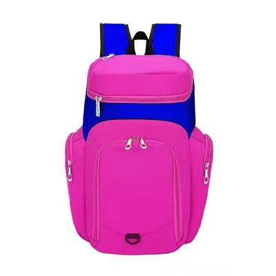 Material Basketball or Soccer Backpack with Customized Designs and Zipper Hasp Closure