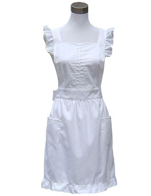 Cute Lovely Retro Kitchen Cooking Ruffles Apron for Women Girls Customized Color