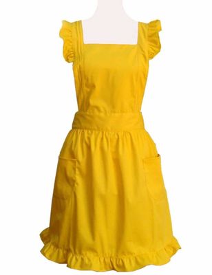 Cute Lovely Retro Kitchen Cooking Ruffles Apron for Women Girls Customized Color