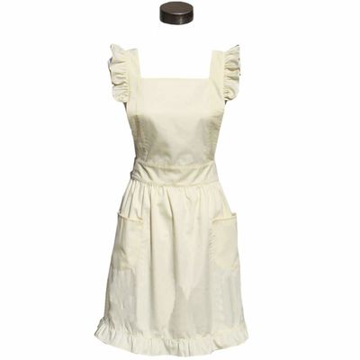 Cute Lovely Retro Kitchen Cooking Ruffles Apron for Women Girls Customized Color