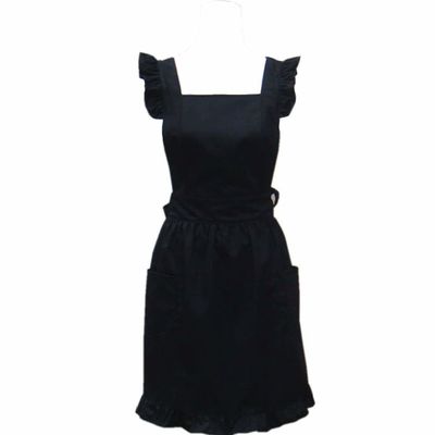 Cute Lovely Retro Kitchen Cooking Ruffles Apron for Women Girls Customized Color