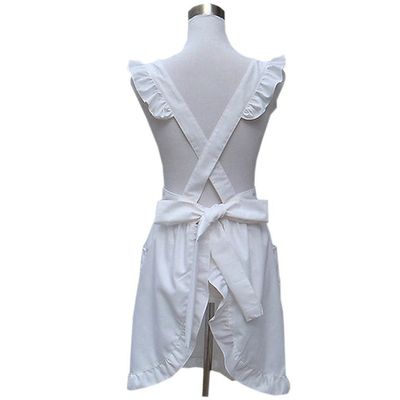 Cute Lovely Retro Kitchen Cooking Ruffles Apron for Women Girls Customized Color