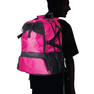 Large Capacity Bright Color Sports Backpack with Customized Logo and Letter Pattern