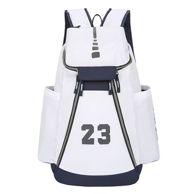 Minimalist Style Grey Oxford USB Charging Student Backpack for Sports Daily Leisure