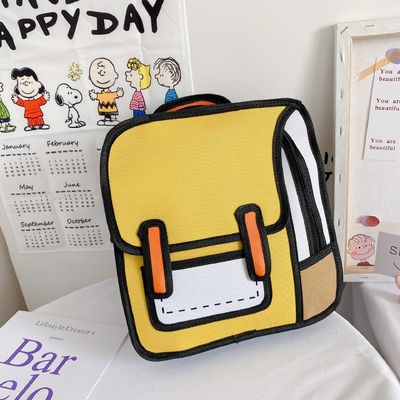 2021 Primary Students School Bags with Cartoon Design and Waterproof Material