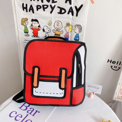 2021 Primary Students School Bags with Cartoon Design and Waterproof Material