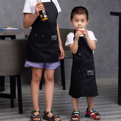 Custom Logo Kids Cooking Apron and Chef Hat Set for Kids Digital Print OEM/ODM Accepted