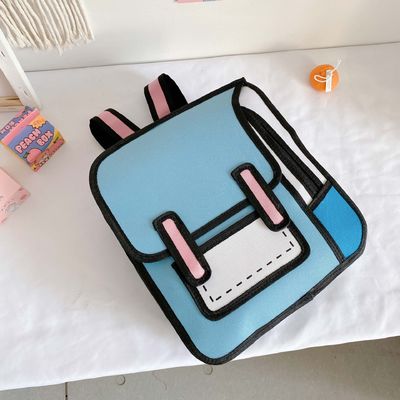 2021 Primary Students School Bags with Cartoon Design and Waterproof Material