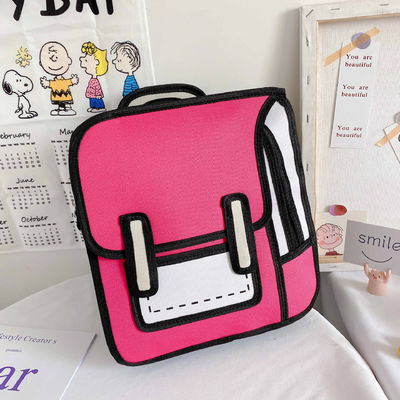 2021 Primary Students School Bags with Cartoon Design and Waterproof Material