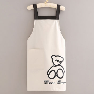 Custom Print Kitchen Cook Apron For Chef Sublimation Waterproof Cotton Polyester Apron Logo Set