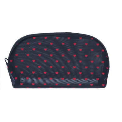 Love Mesh Cosmetic Bag Large Capacity and Custom Logo for Effortless Cosmetics Access
