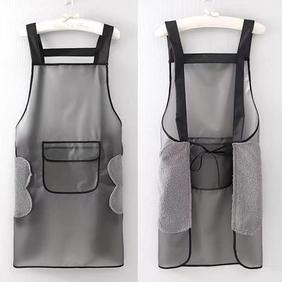 Transparent Waterproof Pvc Apron 7 Days Sample Order Lead Time for Restaurant Server
