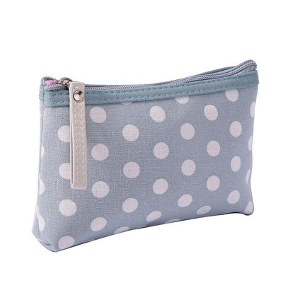 Customised Waterproof Fashion Canvas Small Cosmetic Bag for Organizing Essentials