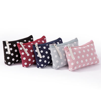 Customised Waterproof Fashion Canvas Small Cosmetic Bag for Organizing Essentials