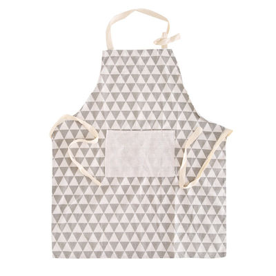Unisex Adjustable Bib Aprons with Water and Oil Resistance Hand Drawn Printing Methods
