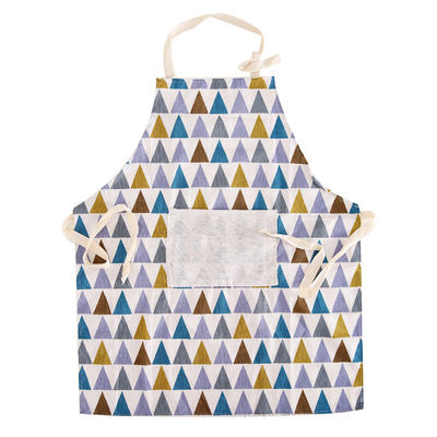 Unisex Adjustable Bib Aprons with Water and Oil Resistance Hand Drawn Printing Methods