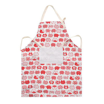 Unisex Adjustable Bib Aprons with Water and Oil Resistance Hand Drawn Printing Methods