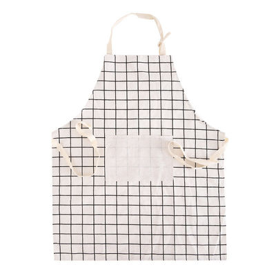 Unisex Adjustable Bib Aprons with Water and Oil Resistance Hand Drawn Printing Methods