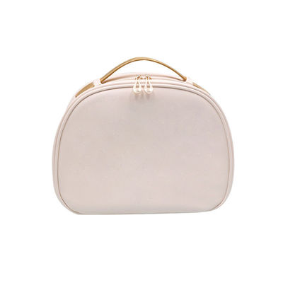 Makeup Cosmetic Solid Color Waterproof PU Cosmetic Bag for Travel and Toiletries