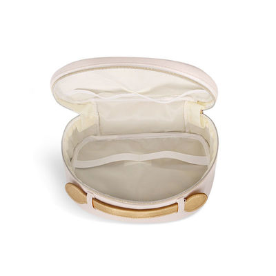 Makeup Cosmetic Solid Color Waterproof PU Cosmetic Bag for Travel and Toiletries