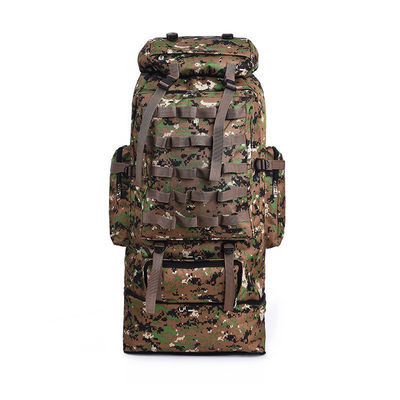 Acceptable OEM/ODM Camouflage Pattern 100L Mountaineering Bag for Outdoor Activities