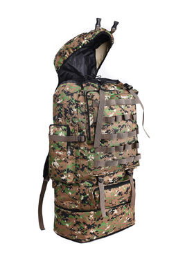 Acceptable OEM/ODM Camouflage Pattern 100L Mountaineering Bag for Outdoor Activities
