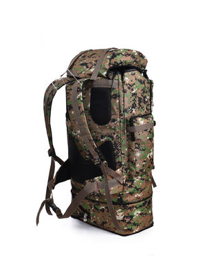 Acceptable OEM/ODM Camouflage Pattern 100L Mountaineering Bag for Outdoor Activities