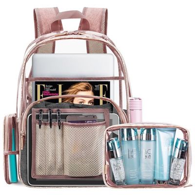 Newest Fashinable PVC Clear Backpack Perfect for School Activities