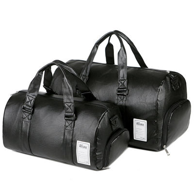 Outdoor Large Waterproof Travel Duffel Bag with Solid Pattern and Zipper Closure