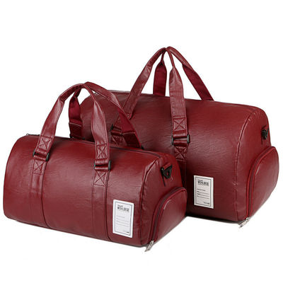 Outdoor Large Waterproof Travel Duffel Bag with Solid Pattern and Zipper Closure