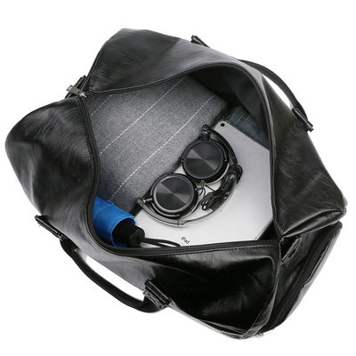Outdoor Large Waterproof Travel Duffel Bag with Solid Pattern and Zipper Closure