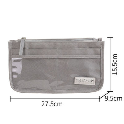 Small Fashion Clutch Cosmetic Bag Perfect for On-the-Go Makeup Toiletries Storage