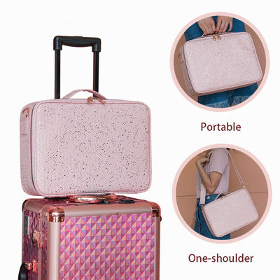 Solid Pattern Type Cosmetic Bag for Customised Color Portable Handheld Shoulder Bag
