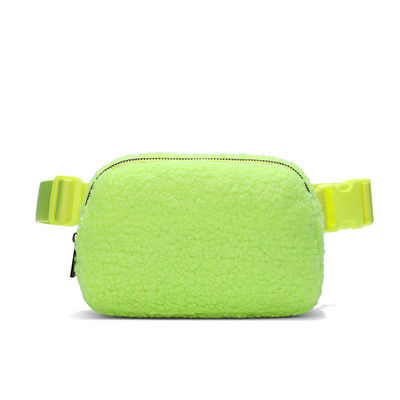OEM/ODM Accepted Women's Sherpa Cute Belt Bag Fashion Berber Fleece Fanny Pack