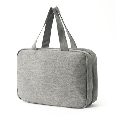 Portable Polyester Four Fold Waterproof Travel Toiletry Bag for Customized Color Options